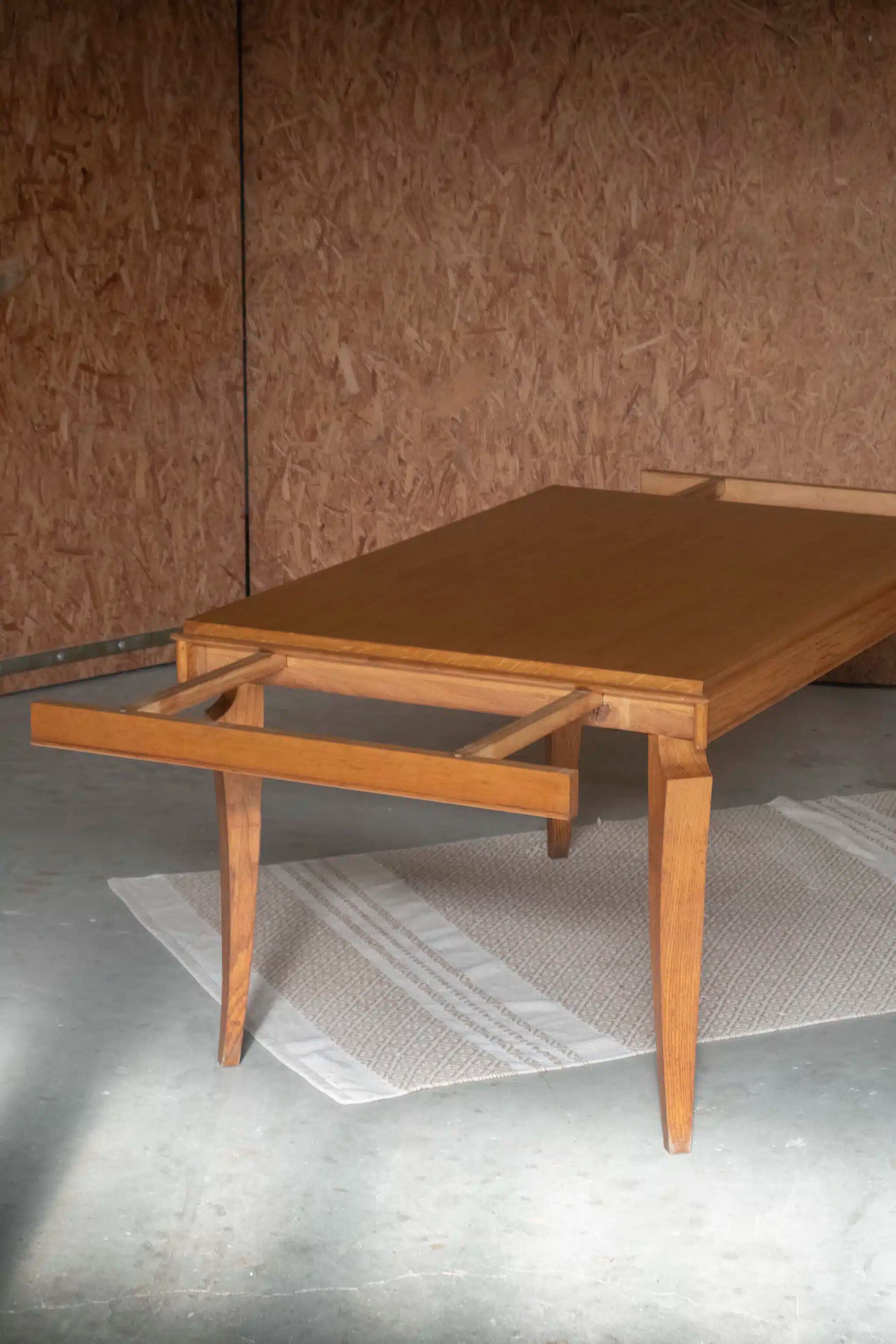 Solid oak table "Atlas"