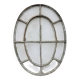 Bull's-eye window from the 19th century in iron (with opening).