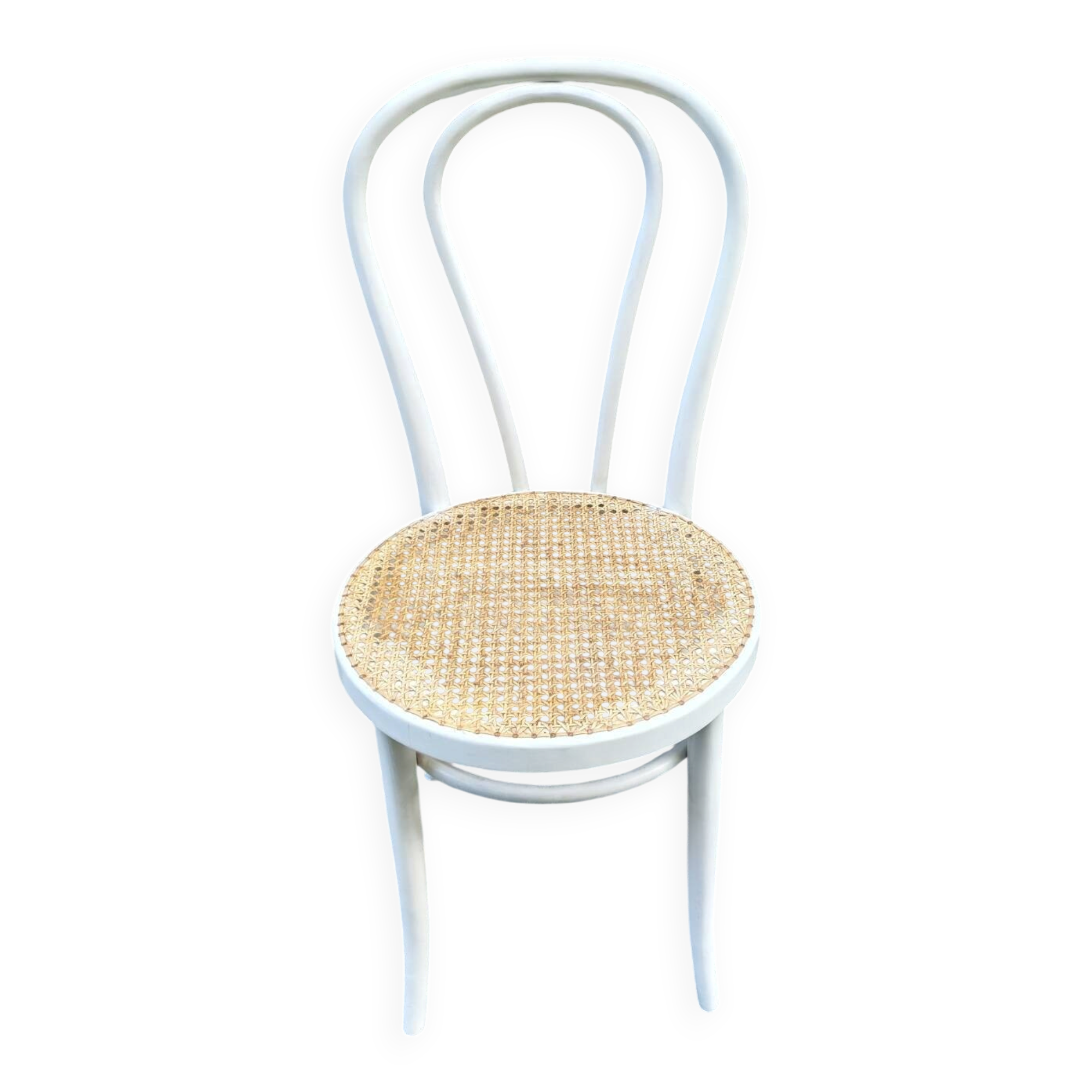 Chaise bistrot blanche
