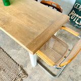 Old workshop table solid oak tray