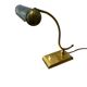 Vintage desk lamp in gilded brass / desk lamp / banker’s lamp