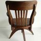 Oak "American" desk chair 30-40