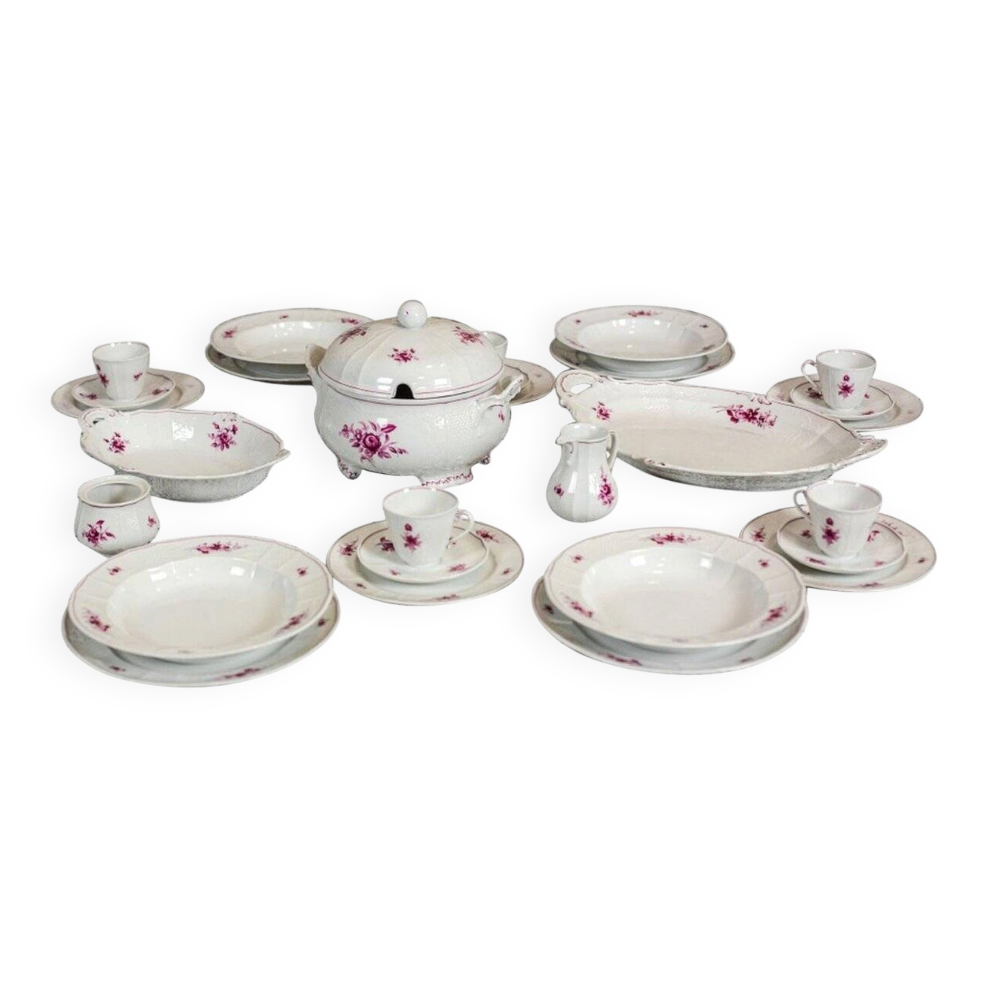 Porcelain Service from Fürstenberg, West Germany, 1960s, Set of 69