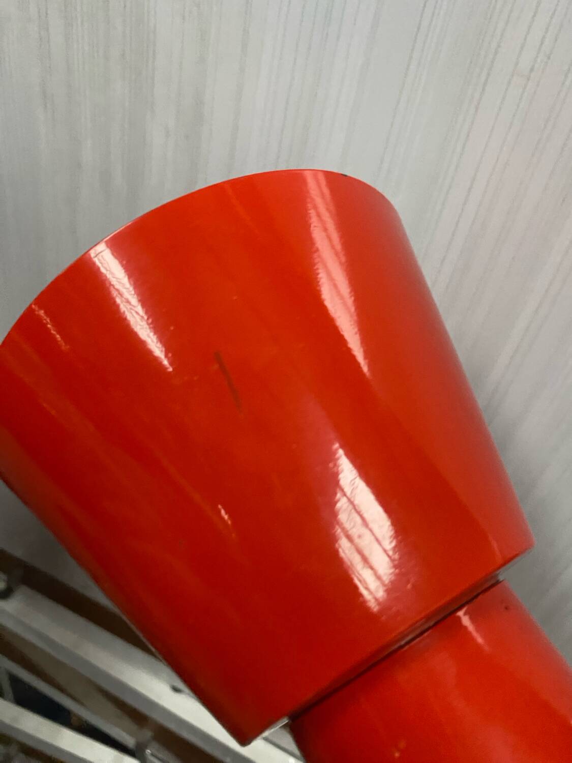 Orange lamp from the 70s, veb narva