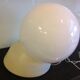 Applique globe vintage en opaline blanche années 60, 70