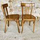 Pair of bistro chairs #43 by Baumann, circa 40/50