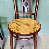 2 old beech Thonet chairs, 1900s