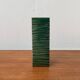 Minimalist block vase in Italian pottery from the mid-century by Bitossi, 1960s.