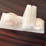 Pair of marble book ends