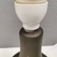 Ceramic table lamp from Søholm, Denmark, 1970s–80s.