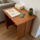 1950s vintage children's desk in light oak
