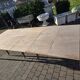 12-foot round oak table with 7 extensions / 20 people