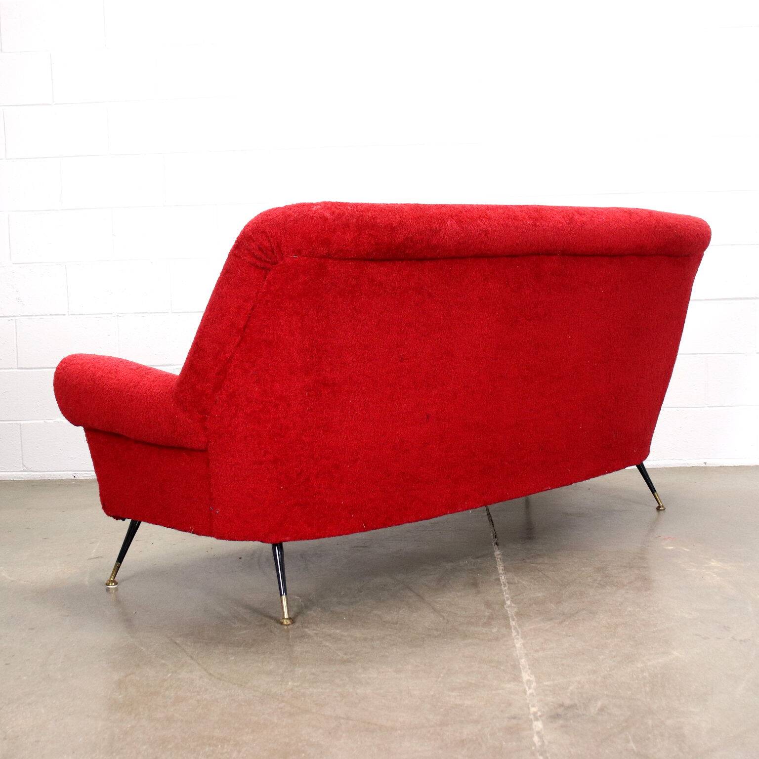 Three-seater sofa from the 1950s-60s