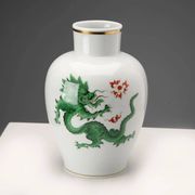 Antique Meissen vase in Asian style, Germany, 20th century.