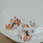 Art Deco hollow dish in porcelain