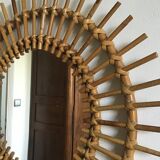 Mirror rattan sun 70s - 49cm