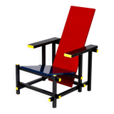 Armchair "Rouge Bleu" Bauhaus spirit, 1970s