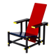 Armchair "Rouge Bleu" Bauhaus spirit, 1970s