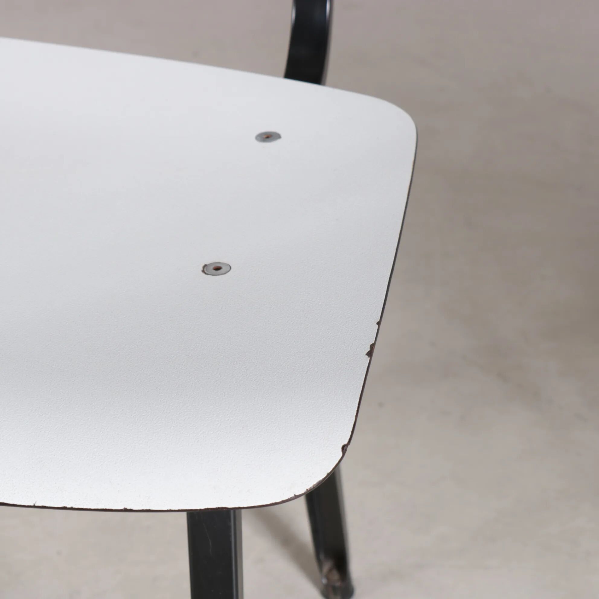 1950s Result chair black/white Friso Kramer Ahrend-De Cirkel