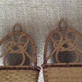 2 baskets to hang on the wall