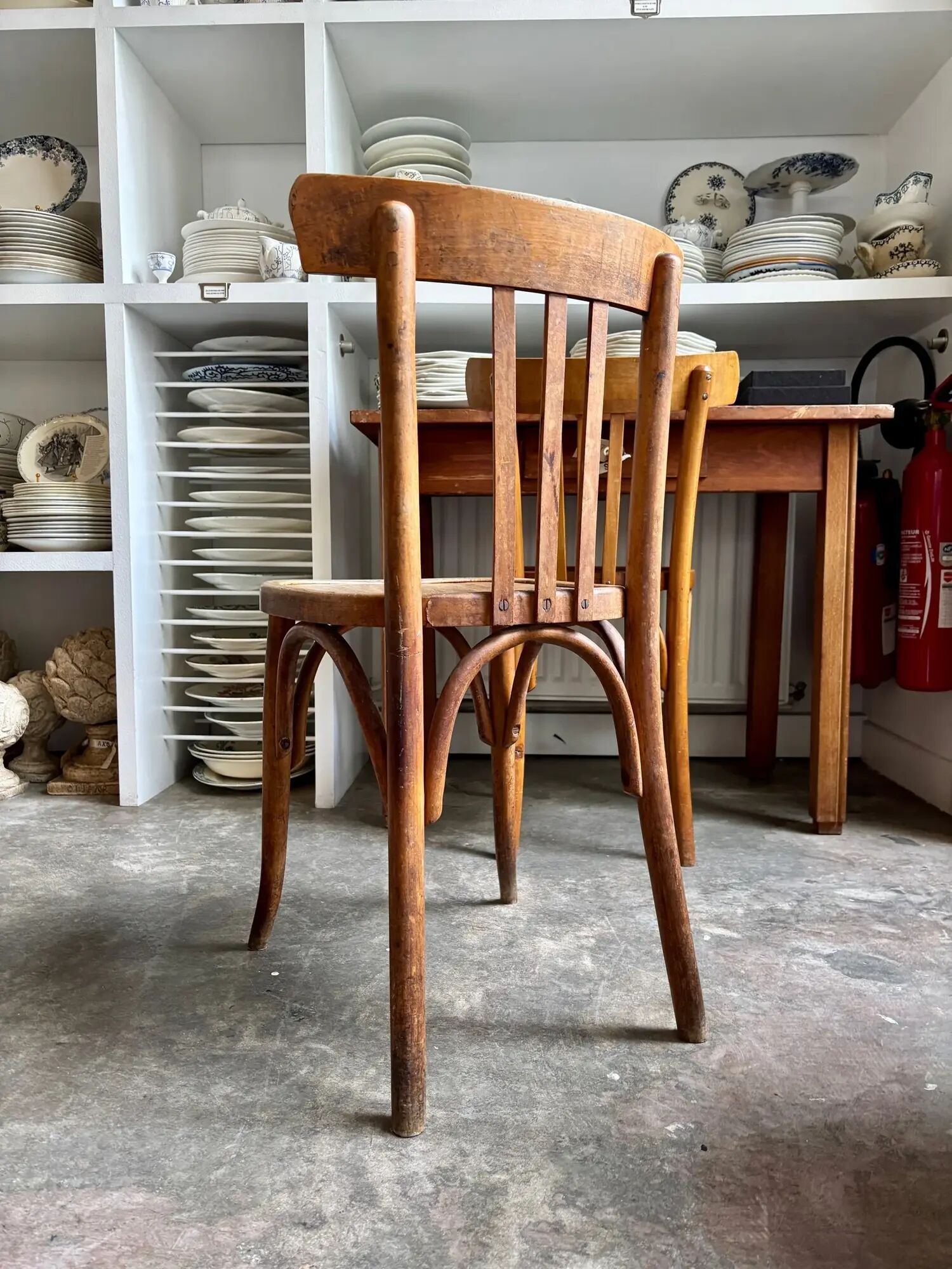 Mahieu bistro chair in bent beech