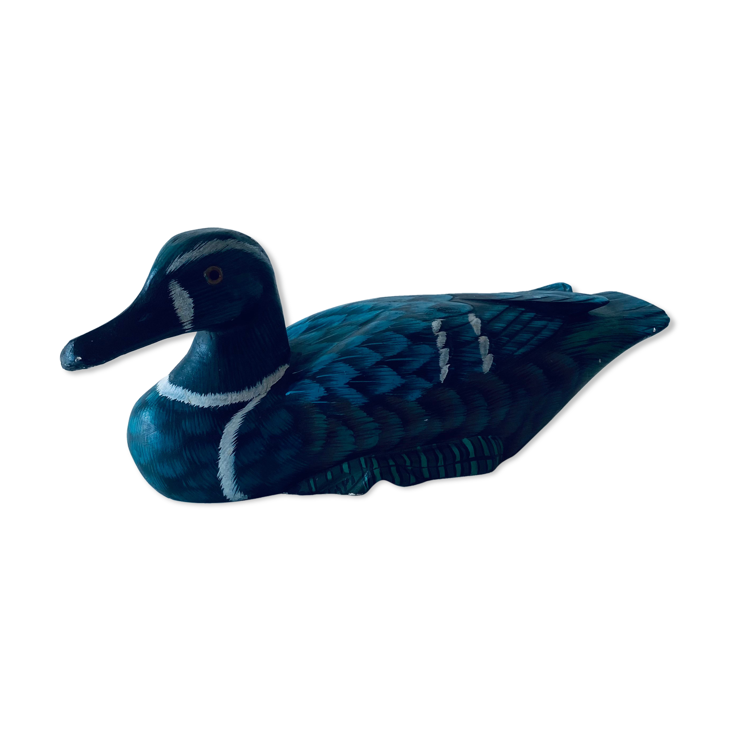 Decorative wooden duck