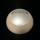Large holophane ceiling or wall light in compressed glass
