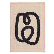 Original collage on dated and signed paper, abstract illustration