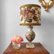 Italian Capodimonte porcelain lamp