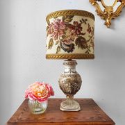 Italian Capodimonte porcelain lamp