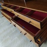 Vintage bookcase jacques hauville