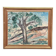 Original Swedish Oil On Canvas – “Tree” By Stig Allan – Vintage & Framed – 74 × 62 Cm