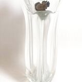 Lux Glass Crystal Vase 50s Height 27.5 cm