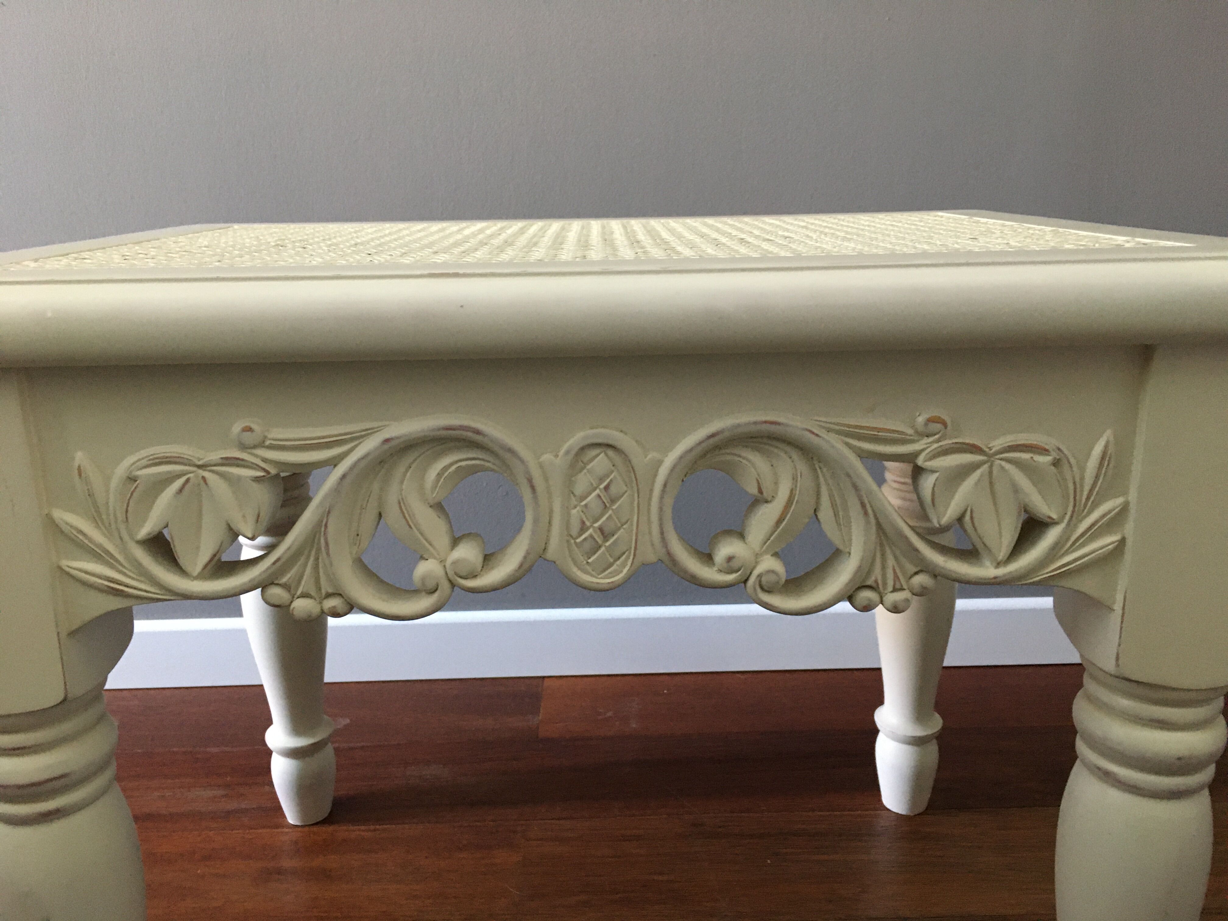 Country corner coffee table