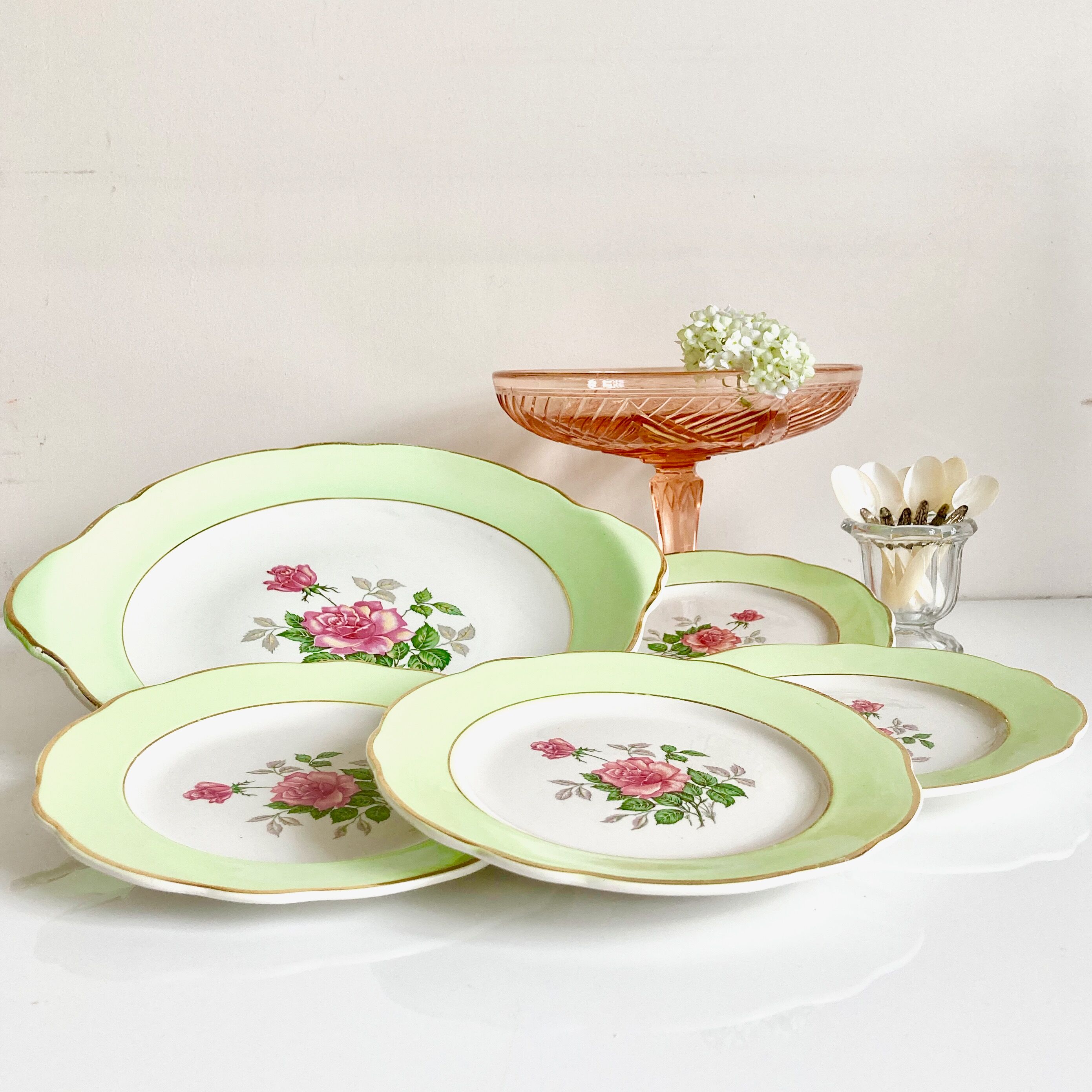 Lunéville dessert service flat and plates
