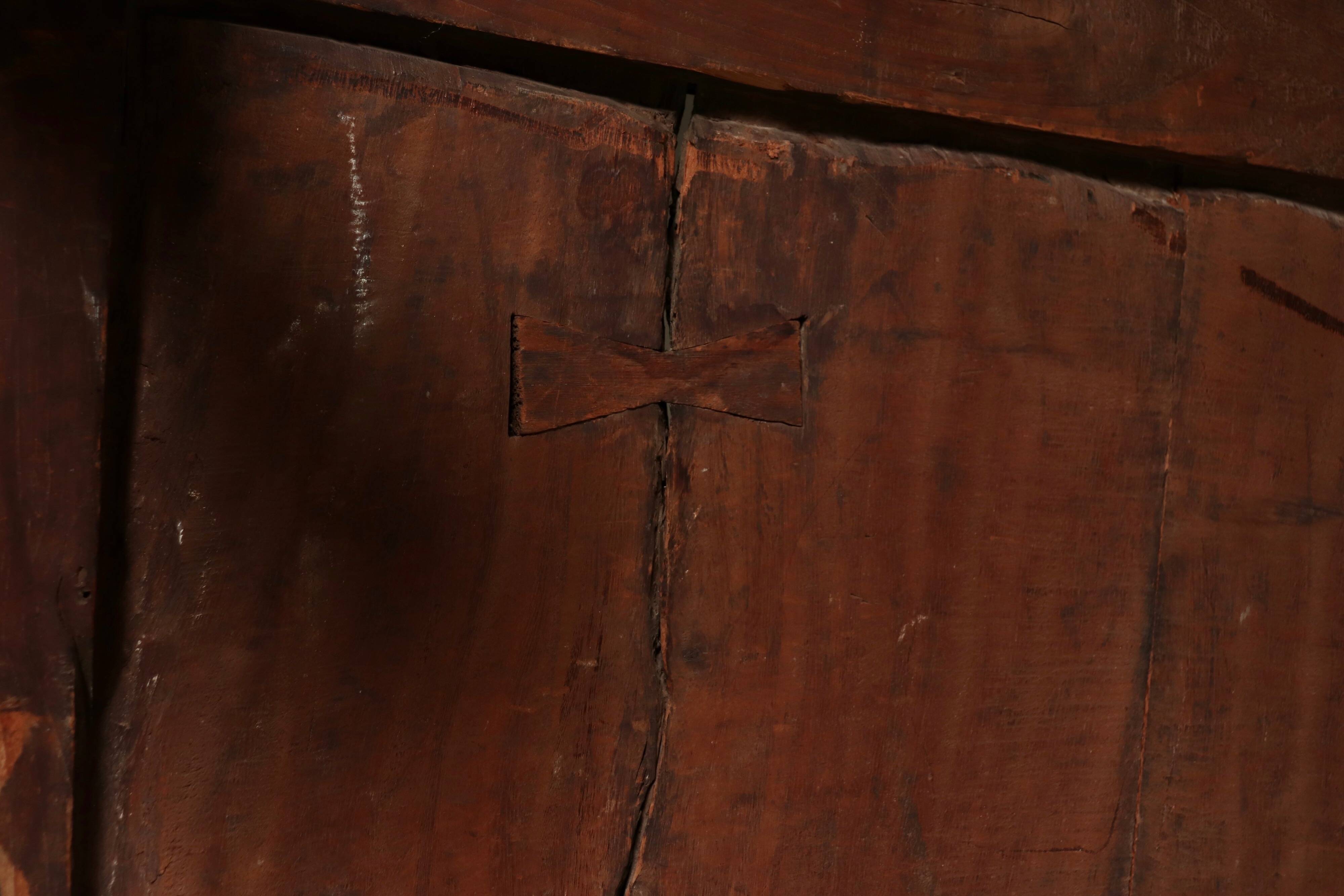 Monumental 19th Century Wabi Sabi Daybed in Tropical Hardwood