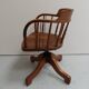 Fauteuil de bureau en chêne ancien