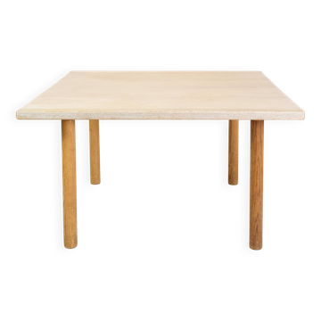 Coffee Table Made In Light Oak By Hans J. Wegner For Andreas Tuck Møbelfabrik From 1960s