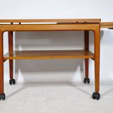 Teak Serving Trolley Senator Series by Ole Wanscher for France & Son, 1960s