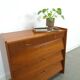 Fineer schoenenkast met lades