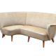 Asymmetric Organic 50s sculptural sofa
