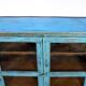 Burmese teak showcase with original blue patina