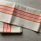 Trio of old new linen cotton XL mixed tea towels