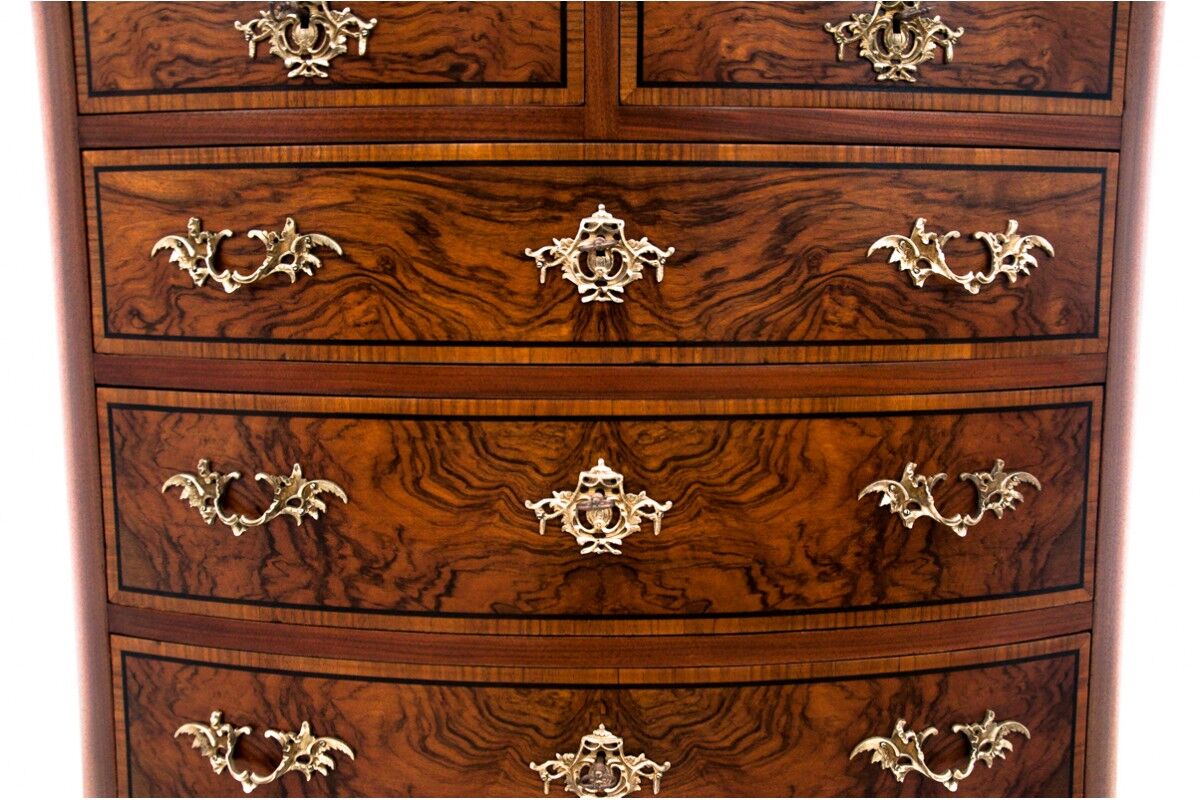 Antique chest of drawers from the turn of the 19th and 20th centuries, Northern Europe.