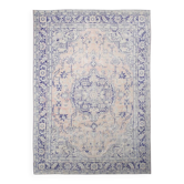 Vintage Blue & Sand Beige Large Persian Rug, 246x344Cm