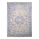 Tapis persan vintage bleu et beige sable, 246x344 cm