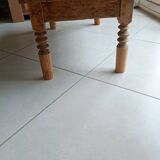 Raw wood coffee table in a country style