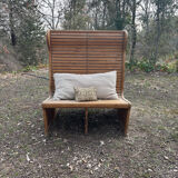 Old double-sided bench