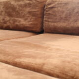 70s modular sofa, light brown velvet