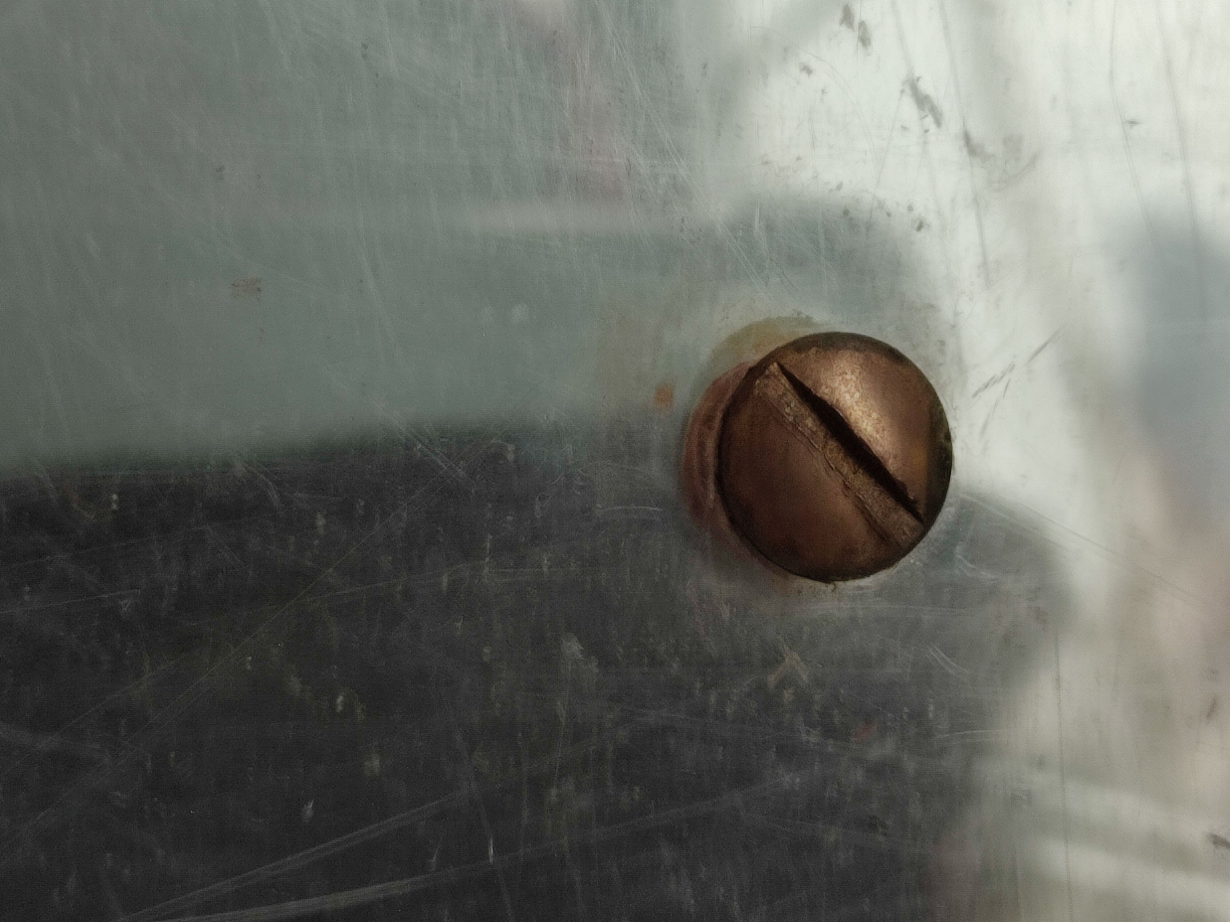 Vintage Roche Bobois plexiglass magazine door